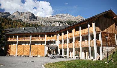 Hotel Elisir at the Passo Campolongo
